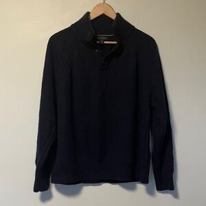 Banana Republic recycled Wool Men's Navy Sweater